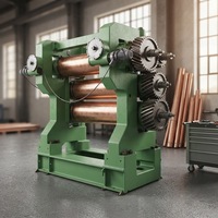 Machine à Calendrier en Caoutchouc Contrôlée par PLC pour la Production de Bandes de Roues de Pneus/Bandes en Caoutchouc