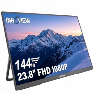 Moniteur de jeu portable 23,8 pouces FHD 1080P IPS, protection des yeux contre la lumière bleue, <span class=keywords><strong>144Hz</strong></span> HDR 100 SRGB, écran brillant pour PS5 Xbox - Product Image 1