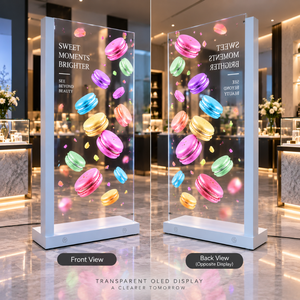 Pantalla OLED Transparente de 55 Pulgadas para Suelo – Solución Premium de Señalización Digital y Publicidad Interactiva - Product Image 3