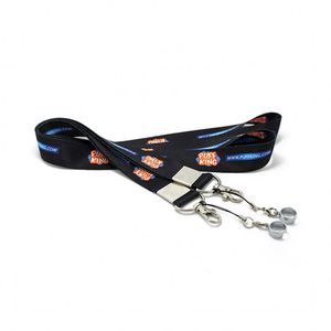 Lanyards Manufacturer Cheap <b>Personalized</b> Printing Polyester Sublimation Custom Lanyards for Company Employee Work Card - Product Image 3
