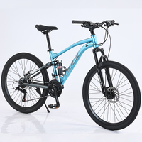 Prix bas 26 pouces 21 vitesses VTT en acier à haute teneur en carbone suspension complète VTT vélo en gros pour adultes en plein air hommes femmes
