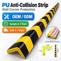 Protection d'angle personnalisée en PU, bande anti-collision, protection de bord mural, pare-chocs de sécurité, logo OEM ODM, couleur, vente en gros d'usine