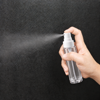 Flacon vaporisateur facial 50ml 60ml 80ml 100ml 120ml en PET transparent avec pulvérisateur à brume fine, emballage cosmétique vide en plastique