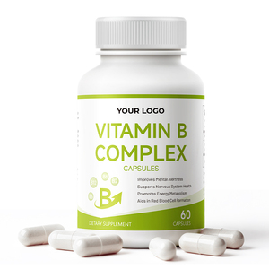 Capsules de complexe de vitamines <span class=keywords><strong>B</strong></span> YTBIO, spectre complet B1 B2 B3 B6 B12 Biotine pour la vitalité quotidienne et le soutien contre le stress, étiquette privée OEM - Product Image 1