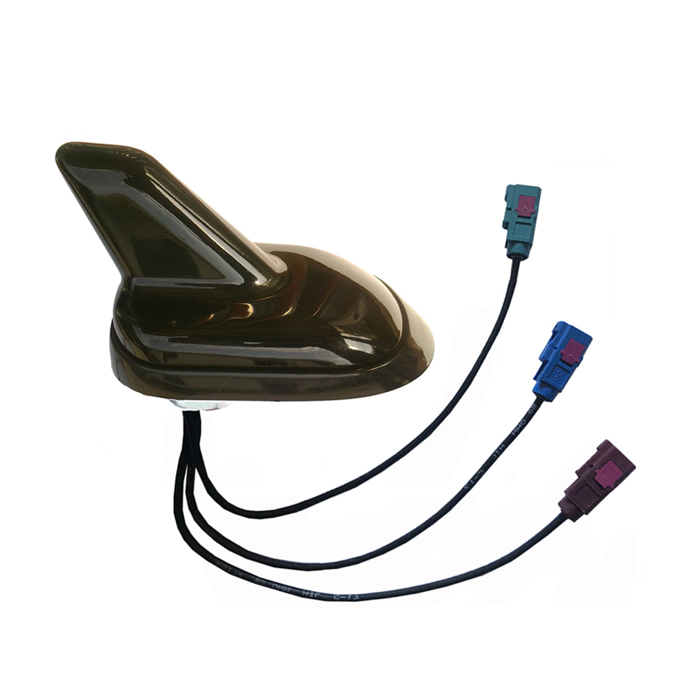 Автомобильная GPS + GSM + AM/FM Акулий плавник комбинированная функциональная антенна с разъемом fakra