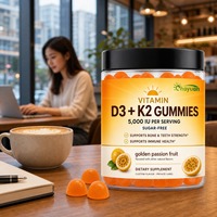 Fabricant chinois de gommes à mâcher à la vitamine D3 K2 MK-7 5000 UI, halal, saveurs personnalisées, santé des os, des dents et du système immunitaire