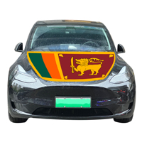 Vente en gros 120x150cm Sri Lanka housses de capot de voiture résistant à l'usure et durable couvercle de capot de moteur avec des graphiques d'impression numérique
