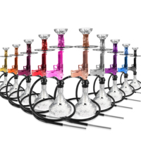 Vente flash : Chicha portable, narguilé, chicha, sheesha, narguilé en résine en forme de pistolet avec tuyau en silicone