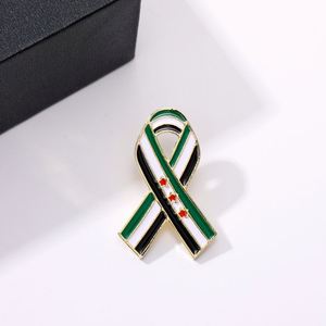 Vente en gros usine : Pin's métallique de la Syrie, insigne drapeau et carte, broche personnalisée, pin's drapeau de la Syrie en émail métallique - Product Image 4
