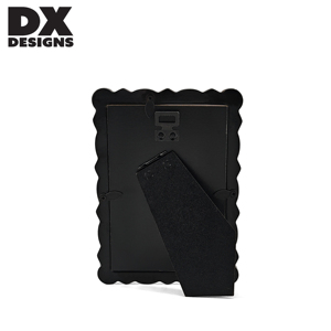 Cornice per Foto in Legno DX Designs 4X6 5x7 - Cornice Decorativa Nera Lucida <span class=keywords><strong>con</strong></span> Bordo Perlato Unico per Arredamento Casa e Ufficio - Product Image 5