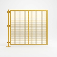 Clôture de sécurité haute performance pour atelier, en fil d'acier à faible teneur en carbone, soudée sur mesure, garde-corps métallique isolant, modèle 3D populaire pour usine