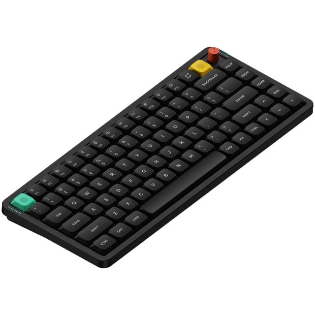 OEM ODM Air75 V3 Low Profile Mechanical Keyboard with Knob BlackBlush Nano Switches 75 Layout HotSwappable Wireless Keyboard for