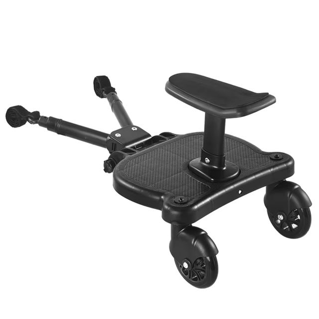 OEM Baby Stroller Accessories Auxiliary Pedal Rear Attachment Foldable Plastic Frame PP 20KG Load Capacity 3+ CPC/CE/Reach