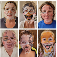 Masque Facial OVILZ de Spa Motif Animalier Coréen, Anti-Âge, Hydratant, Naturel, Biologique, à Base de Plantes, pour Soin de la Peau, Fête et Beauté