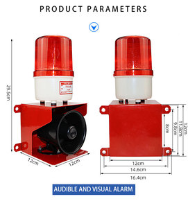 Su geçirmez endüstriyel güvenlik <span class=keywords><strong>alarm</strong></span>ı güç vurgu emniyet lambası alarmlar ses ve ışık <span class=keywords><strong>alarm</strong></span>ı - Product Image 5