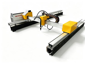 Industrial Dual Rail <b>CNC</b> <b>Plasma</b> Cutting Machine ±0.5mm High Accuracy Stable Metal <b>Cutter</b> 110V/220V Dual Voltage - Product Image 1