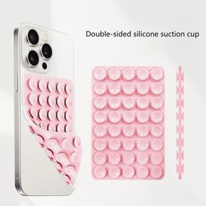 Support de téléphone à ventouse en silicone double face, accessoire adhésif double face pour <span class=keywords><strong>iPhone</strong></span> et Android - Product Image 3