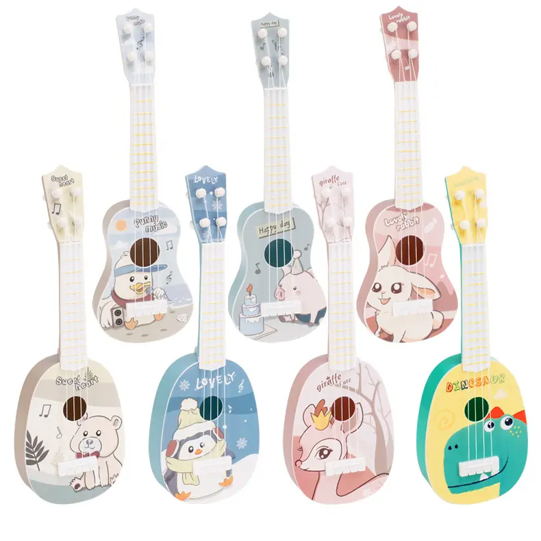 早期学習楽器おもちゃ15インチ子供楽器ギターミニウクレレおもちゃ子供初心者のための