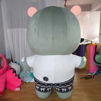 Efun quantité minimale de commande-Costume de mascotte hippopotame gonflable personnalisé 1 pièce-Costume de cosplay fantaisie pour adulte animal de dessin animé pour fête de carnaval