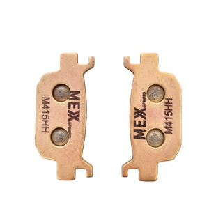 Pièces et accessoires de moto en céramique frittée Plaquettes de frein arrière M415HH pour Jin Peng 502 Haojue UHR150 <span class=keywords><strong>Benali</strong></span> 302 - Product Image 1