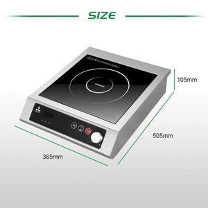 3.5Kw Commerciale Cuisinière table <span class=keywords><strong>de</strong></span> <span class=keywords><strong>Cuisson</strong></span> Cuisinière À Induction Avec <span class=keywords><strong>Protection</strong></span> Contre Les Surintensités Supérieure <span class=keywords><strong>Plaque</strong></span> <span class=keywords><strong>de</strong></span> Verre - Product Image 3