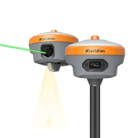 Meridian M25 Advanced 120 °   IMU GNSS RTK avec levé laser, écran LED couleur, repérage AR, double caméra, base et rover visuels