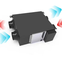 Système de ventilation à récupération de chaleur (HRV/ERV) flexible rectangulaire en acier galvanisé, anti-corrosion et économe en énergie, pour l'extérieur et l'intérieur des bâtiments.