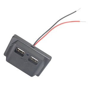 12V 24V 15W 18W 30W 48W Panel <span class=keywords><strong>de</strong></span> montaje en superficie Bus Car Charger Socket Dual Double USB C PD QC3.0 Puerto <span class=keywords><strong>de</strong></span> carga rápida - Product Image 4