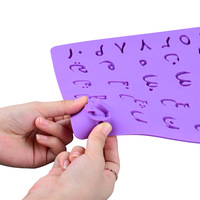 Hot Sale Mini Silikon arabische Buchstaben Alphabet Nummer Form