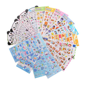 Оптовая продажа, 3D-яркая наклейка с пандой из мультфильма, водонепроницаемая игрушка для малышей и мальчик, рекламный подарок - Product Image 5