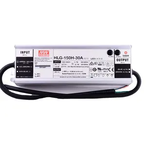 مزود طاقة متوسط جيد HLG-150-30A 5A 150W تبديل الفولتية الثابتة والتيار الثابت لمحرك LED