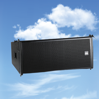 DBK Enceintes Line Array Professionnelles Double 10 Pouces avec Subwoofer 18 Pouces, Système Passif pour Scène et Mariages, Gamme Complète