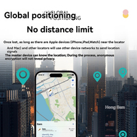 Dispositif anti-perte compatible Find My, traceur d'animaux de compagnie standard FMI, traceur pour personnes âgées, animaux de compagnie, voitures de sport, appareils Bluetooth, aucune carte SIM requise