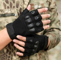 Gants tactiques professionnels pour moto, gants de sport mi-doigts pour hommes, pour paintball, moto, vélo, entraînement en salle de sport