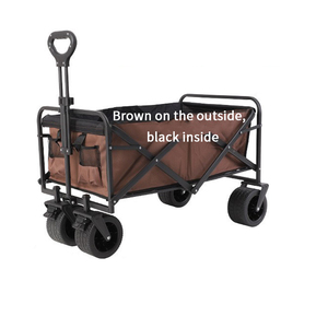 Folding Outdoor Utility <strong>Wagon</strong> Garden Portable Hand Cart All Terrain Wheels <strong>Beach</strong> <strong>Wagon</strong> - Product Image 4