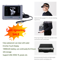 Échographe vétérinaire portable économique pour le diagnostic de gestation chez le bétail, scanner ultrasonore pour porcs, moutons et animaux