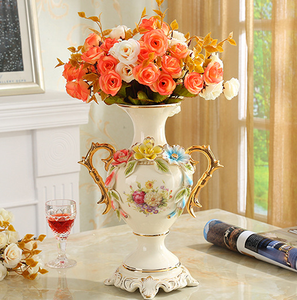 Vase européen contemporain-Résine Wobble pour fleurs séchées en 3D - Product Image 5