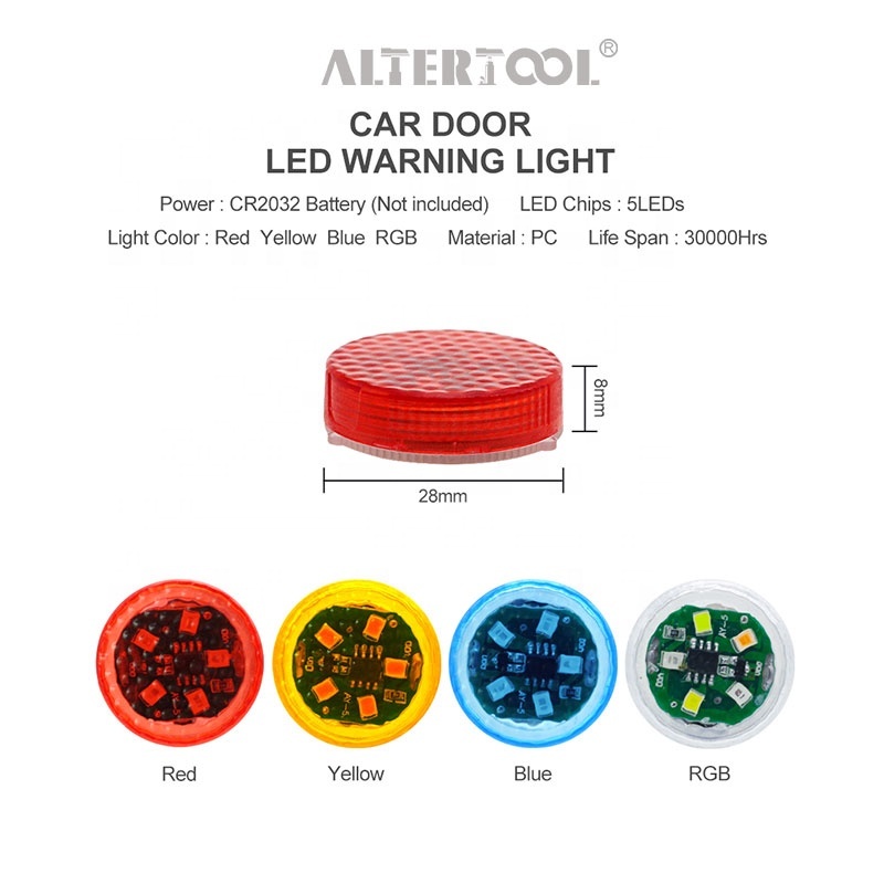 Lot De 15 Modules LED Clignotants Rouge/Bleu - 3V à 12V, Pour Modélisme, Vélo, Sécurité