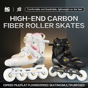 Patines en Línea Profesionales de Fibra de Carbono OEM para Adultos y Niños, para Slalom, Carreras, Freestyle y Competencia - Product Image 3
