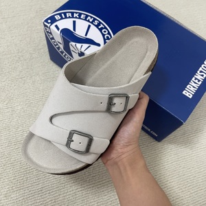 Sandales à soutien de la voûte plantaire personnalisables OEM Zurich, résistantes à l'usure, en liège Birken, pour hommes et femmes, avec semelle intérieure en cuir de vachette, idéales pour l'été - Product Image 3