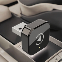 XinZhengHong Boîtier AI 2-en-1 USB/Sans Fil CarPlay Android Auto Adaptateur Multimédia Plug & Play Streaming Prime Video Modèle OEM XD-B12