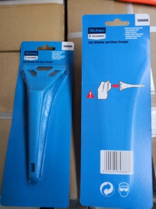 Rx38199 làm sạch màu Đỏ <span class=keywords><strong>scraper</strong></span> cửa sổ kính kẹo cao su KEO STICKER REMOVER nhựa xử lý lưỡi thép - Product Image 6