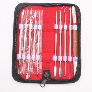 Juego de 10 Herramientas de Modelado de Cera para Técnico Dental, Juego de Tallado para Técnico de Prótesis, Cuchillo de Cera Dental de Acero, Accionado por Turbina - Product Image 4