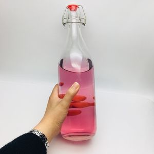 17oz <span class=keywords><strong>500cc</strong></span> botella de vidrio vinagre bebida con tapa hermética superior abatible para la venta - Product Image 6