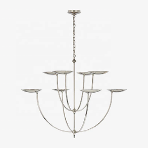 NGHỆ THUẬT Bắc Âu dốc Trần treo ánh sáng hiện đại hình trái tim đèn chùm màu đen đơn giản ánh sáng mặt dây chuyền cho VOID nhà phòng khách - Product Image 3