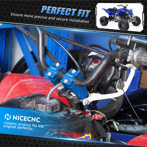 Elevadores de Manillar NiceCNC para Blaster 200, ATV para <span class=keywords><strong>Yamaha</strong></span> <span class=keywords><strong>Raptor</strong></span> 700 700R 2013-2026 <span class=keywords><strong>Banshee</strong></span> 350 YFZ350 1987-2001 YFS200 - Product Image 2