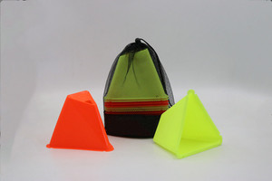 Coni marcatori sportivi all'ingrosso 15 pz/pacco, coni da calcio per l'allenamento, coni per dischi da allenamento di calcio - Product Image 3