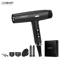 Sèche-cheveux ionique léger 1800W haute vitesse 110000RPM BLDC avec nettoyage automatique et accessoires multiples pour barbier et usage domestique – Commande en gros