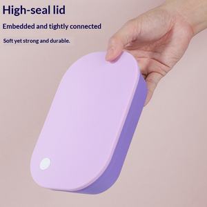 กล่องข้าวสแตนเลสสำหรับพนักงานออฟฟิศ อุ่นในไมโครเวฟได้ เก็บความร้อน ความจุ 500-800 มล. ดีไซน์แบบมีช่อง - Product Image 4