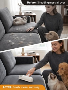 Custom Self-Cleaning Reusable <b>Carpet</b> Cat Fur Pet Hair <b>Remover</b> Roller <b>Lint</b> Brushes Dog Cepillo Pelo Gato Pet Hair <b>Remover</b> - Product Image 5